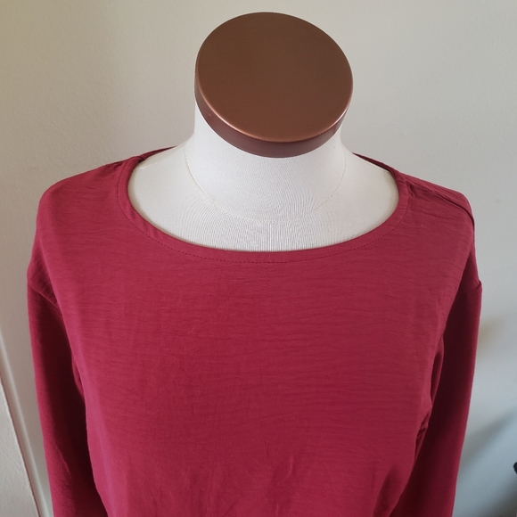 RoyLamp BNWT Cropped Long Sleeve Blouse - S - Picture 10 of 11
